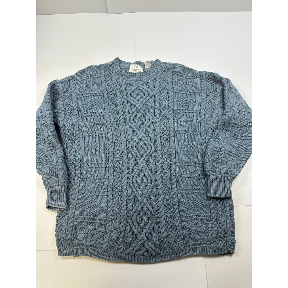 Vintage Express Internationale Handknit Sweater Oversized Medium Chunky 80s